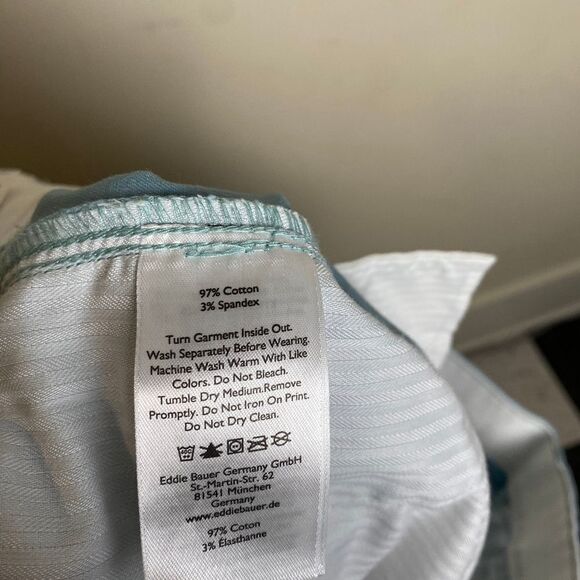 Eddie Bauer NWT Legendwash 5" Stretch Shorts Blue 18W - Picture 4 of 4